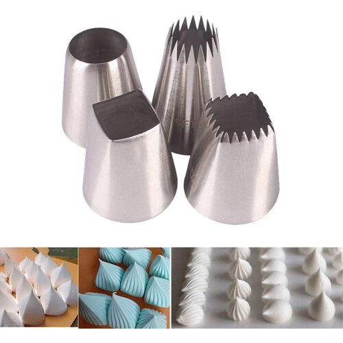 Conjunto de 4 bicos de confeitar Asgyf