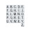 26Pcs/set Reusable Scrabble Style Tile Stencil Letters Stencil Template For Tile Wall Decor Art 1