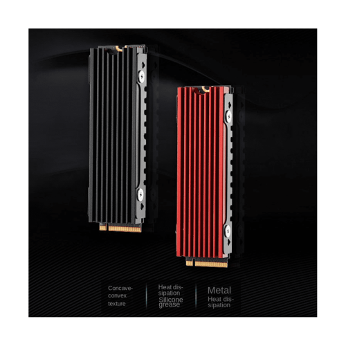 M.2 2280NVMe koelblok M.2SSD koelpad zwart 2