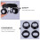 Eease1Set Kopfbandlupe, Schmuck-Fernglaslupe 3
