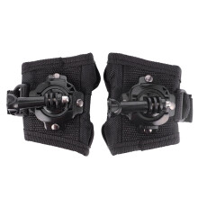 2 unidades de suporte de pulso com rotação de 360 graus compatível com GoPro (preto)