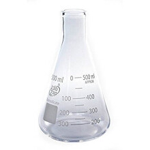 GL025-0500 - KOLV I KLART GLAS 500 ML MÅLTAD