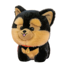 ZTGD 8in Dog Plush Toy Cute Corgi Pomeranian Husky Bichon Frise Yorkshire Terrier Stuffed Animal Ornament for Home Room Decoration Birthday Gift