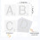 26Pcs/set Reusable Scrabble Style Tile Stencil Letters Stencil Template For Tile Wall Decor Art 2