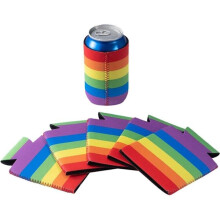 5 pcs beer sleeves can cooler neoprene drink cooler soda bottle cover sleeve portable holder bag Pair
