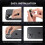 Kit com 3 Protetores de Lente de Câmera 3D Transparentes Compatíveis com iPhone 11, 12, 13, 14, 15, 16 Pro Max, Plus e Mini - Vidro Temperado 6