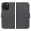 Étui portefeuille avec support compatible avec iPhone 16 Pro - Noir 1