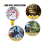 4 τεμάχια Μετρητής πίεσης αέρα 0-200Psi, Μετρητής συμπιεστή αέρα 1,57 ιντσών 6