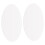 Guangmc2Pcs Oval DIY Wall Mirror Plastic Bathroom Frameless Mirror 1