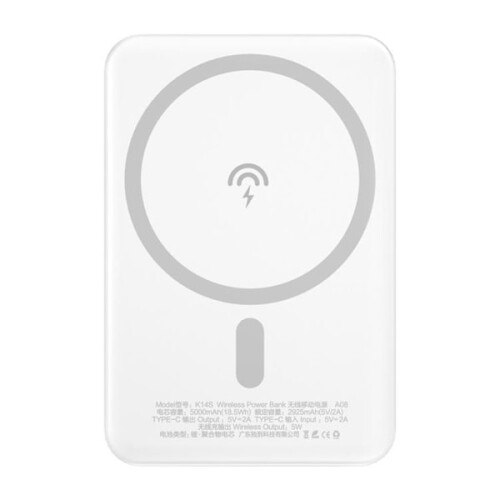 Ασύρματο Powerbank Dudao Magsafe 5W5000mAh - Λευκό