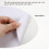 Guangmc2Pcs Oval DIY Wall Mirror Plastic Bathroom Frameless Mirror 7