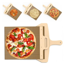 Pizza Smart Slider, Liukuva Magic Pizzakuori, Pizzaleikkuri Kahvalla - Liukuva Pizzaleikkuri -GSL