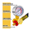4 τεμάχια Μετρητής πίεσης αέρα 0-200Psi, Μετρητής συμπιεστή αέρα 1,57 ιντσών 2
