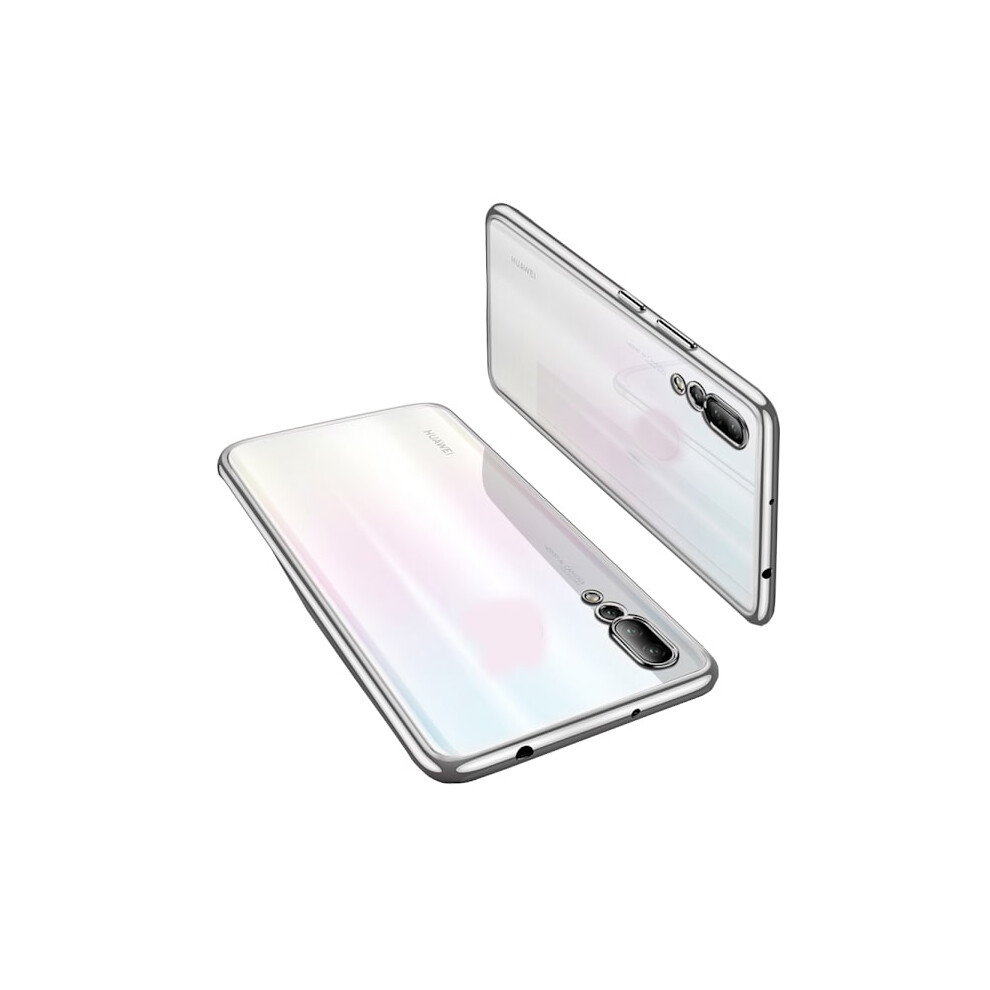 Silicone Case - Compatible With Huawei P20 Pro Silver 9395123955414