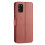 Étui portefeuille élégant - compatible avec Samsung Galaxy A41 (marron) 7