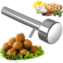 Colher para falafel, colher de aço inoxidável para falafel, utensílio profissional antiaderente para bolinhos de falafel (1 unidade)