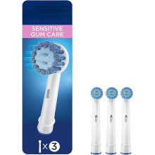 Sensitive Gum Care Electric Toothbrush Replacement Brush Heads Refill, 3 Count