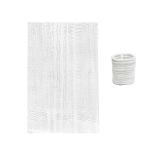 Cortina de ducha impermeable y resistente al moho con efecto 3D, semitransparente, de EVA, 180 x 180 cm.