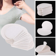 WALFRONT Almofadas Absorventes para Suor nas Axilas, 100 unidades / 50 pares, Absorvem o Suor das Axilas, Almofadas Descartáveis para