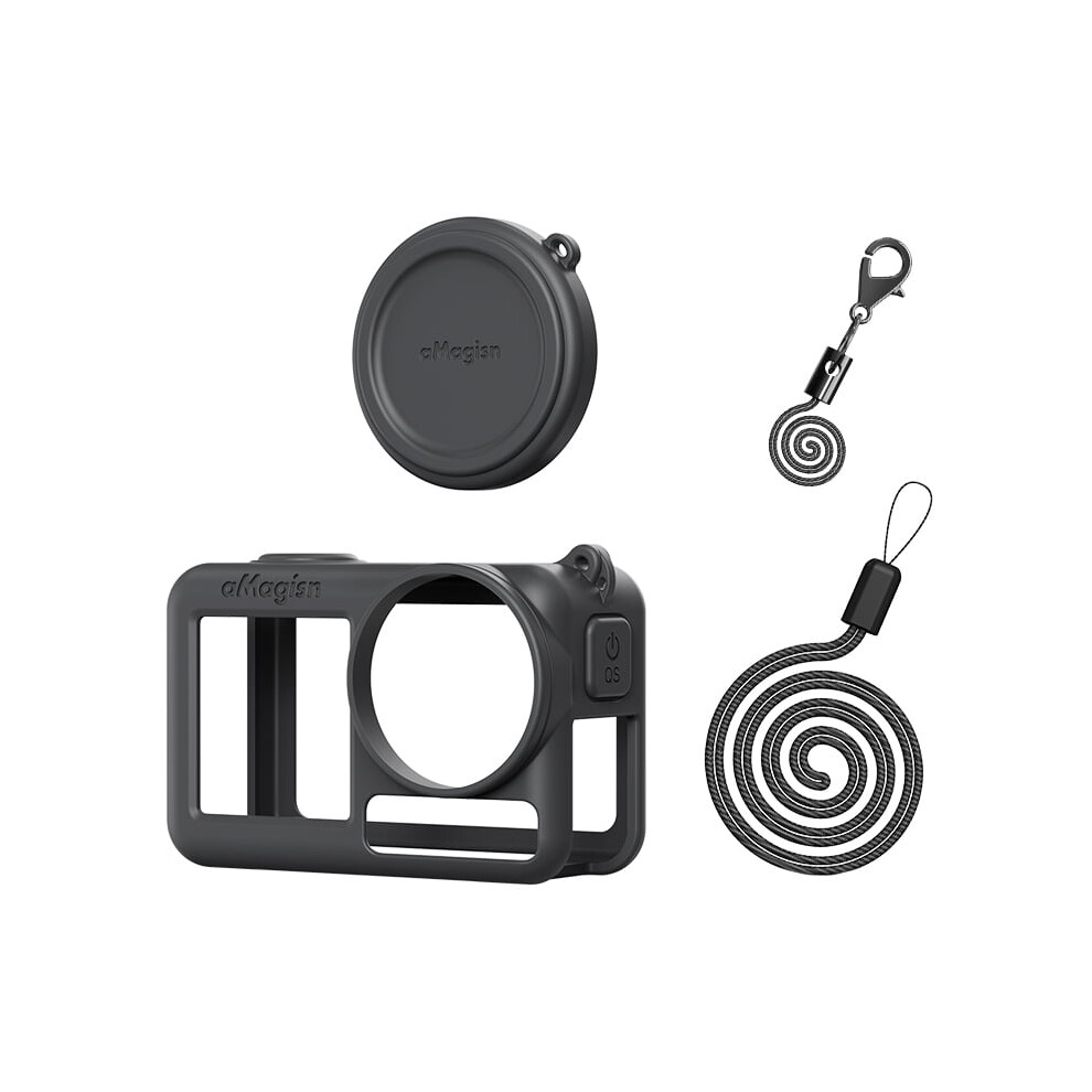 Action 5 Pro Lens, Silicone Case With Hand Rope Compatible With Dji Osmo Action 5 Pro, Dust & Fall Resistant Protective Cover 9395123076539