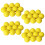 40Pcs Yellow Soft Elastic Indoor Practice PU Golf Ball 1