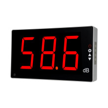 Decibel mérő 30-130dB LCD kijelzővel, falra szerelhető zajmérő hangjelzéssel - Buzhi Cousopo Huiop készülékkel kompatibilis