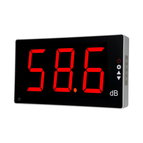 Μετρητής ντεσιμπέλ 30-130dB με οθόνη LCD, Επιτοίχιος μετρητής θορύβου με ηχητικό