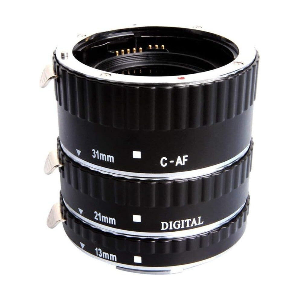 C-Af-A Auto Focus Metal Macro Extension Tube Set For Canon Eos Ef Ef-S Slr Cameras 9395123076560