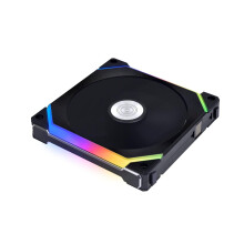 UNI ventilátor SL140V2RGB fekete, egyesével, vezérlő nélkül (csak az SL120V2 3-as csomaggal kompatibilis) -