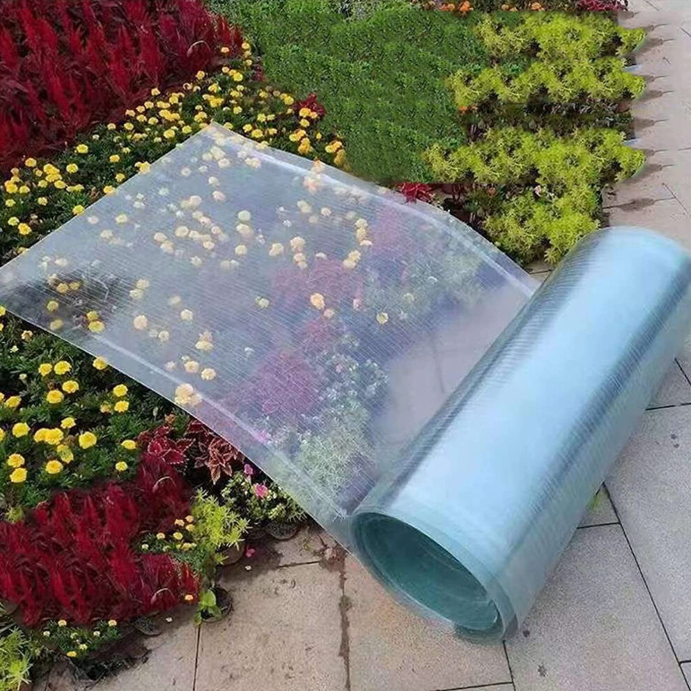 Polycarbonate Roofing Sheet 0.8Mm Uv Resistant Waterproof Panel For Greenhouse Canopy 24X197in 9164114617637