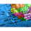 Inflatable globe/Bath ball Ø 40cm with map, Swedish text multicolor 4