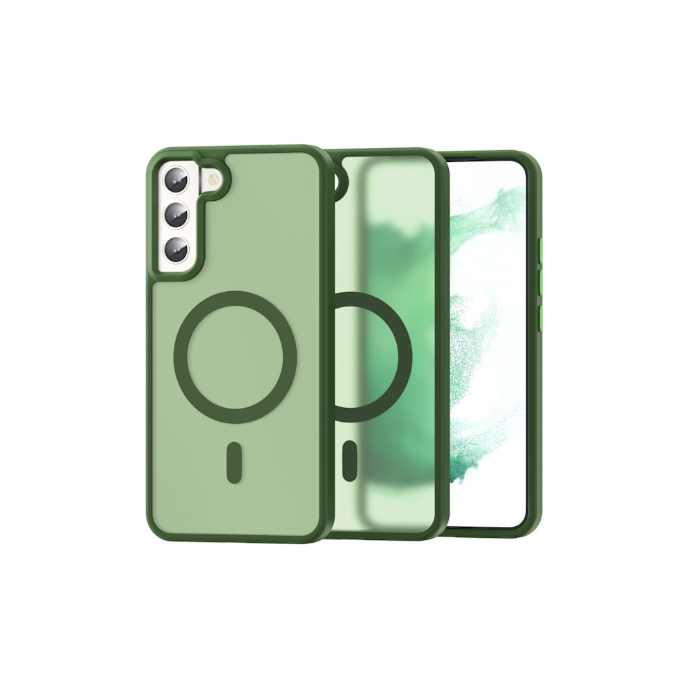 Colorpop Compatible With Samsung Galaxy S22 Plus Case Ch Magsafe Matte Green 9395123077802