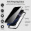 Étui magnétique double protection compatible avec iPhone 16 Pro, violet 2