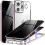 Étui magnétique double protection compatible avec iPhone 16 Pro, violet 1