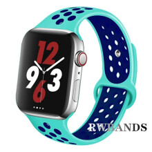 Bracelet sport compatible avec Apple Watch 38-49 mm, convient aux séries iWatch 10/9/8/7/6/SE/5/3/Ultra 2, 7 couleurs, bracelet respirant