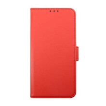 Étui portefeuille magnétique Galaxy S23 rouge