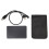 CableVantage 2,5" tommer SATA USB 2.0 harddisk kabinet sort blå sølv 5