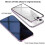 Étui magnétique double protection compatible avec iPhone 16 Pro, violet 6