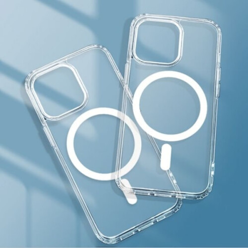 Étui MagSafe antichoc compatible avec iPhone 13 Mini - Transparent 2