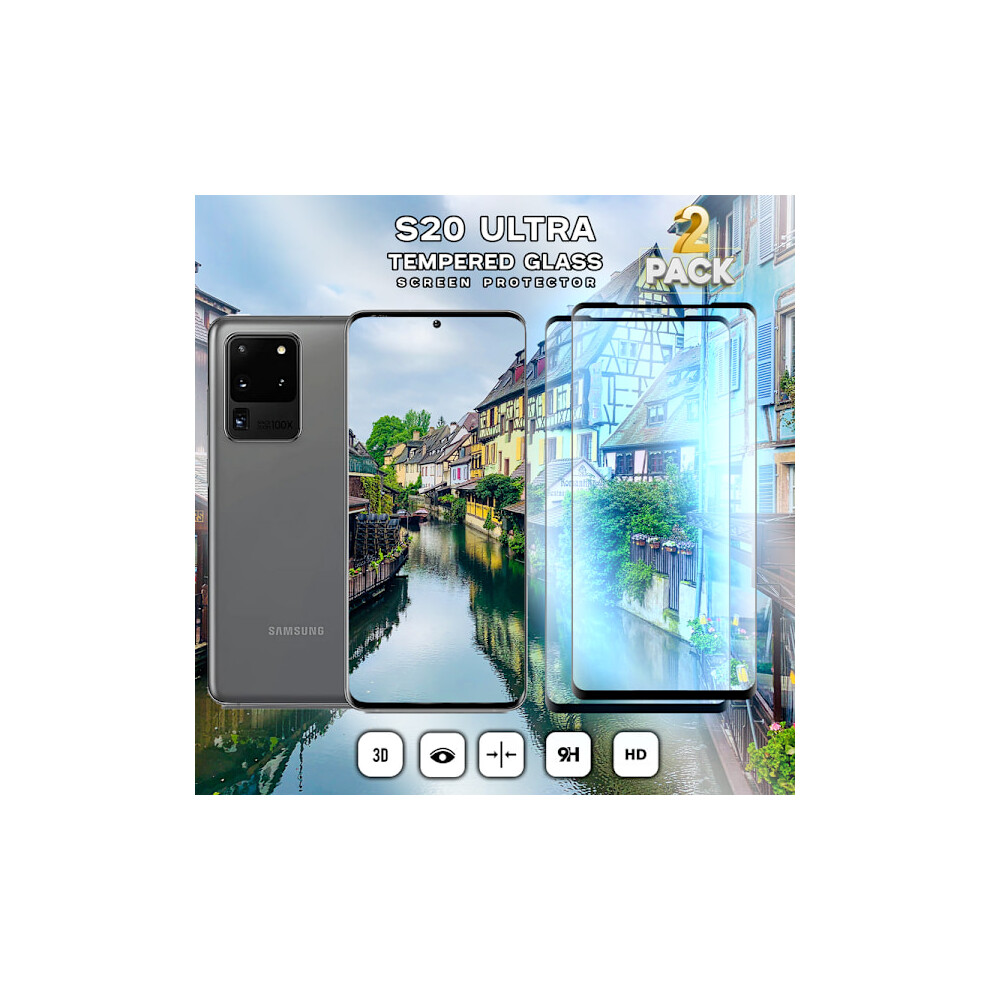 Pack Galaxy S20 Ultra - Tempered Glass 9H - Super Quality 3D 9395123078137