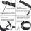 Bicycle Handlebar Extender 10.2in, Aluminum Alloy Multi-functional Extension Bracket Compatible with Computer & Light Mount (Black) 4