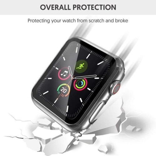 Θήκη πλήρους κάλυψης για συμβατότητα με Apple Watch με Apple Watch 1/2/3Προστατευτικό οθόνης 1
