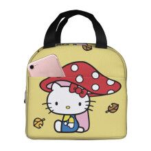 Naisten ja miesten Hello Kitty -eväslaukku vetoketjulla, vedenpitävä ja uudelleenkäytettävä kylmälaukku toimistoon/piknikille/työhön - Style1