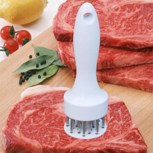 Visland Fleischzartmacher mit 21 Klingen aus Edelstahl zum Zartmachen von Rindfleisch in der Küche