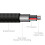Câble AUX3,5 mm (AUX vers AUX) 2M NoirPack de 8 3