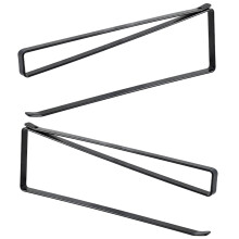 Suporte para Papel Higiênico em Ferro Forjado, Conjunto com 2 Peças - Delicado