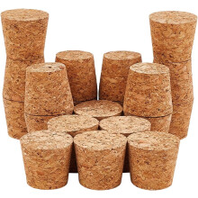 20 Stück Korken, 2,7–3,4 x 3 cm, konisch, für Flaschen, Wein, Craft Beer, DIY – Ersatzverschlüsse, kompatibel mit Heimbrauerei