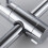 Hand shower holder for shower rod adjustable 18-25 mm ABS Silver 4