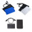 CableVantage 2,5" tommer SATA USB 2.0 harddisk kabinet sort blå sølv 4