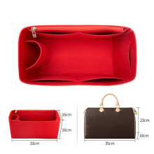 Forro para bolso con pestaña de fieltro ROJO PARA SPEEDY35 PARA SPEEDY rojo Para Speedy35-Para Speedy35